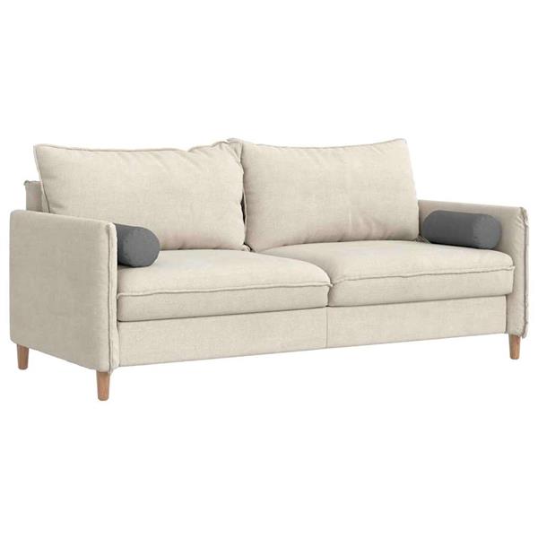 Grote foto vidaxl bolster kussens 2 stuks donkergrijs 15 x 40 cm stof huis en inrichting woningdecoratie