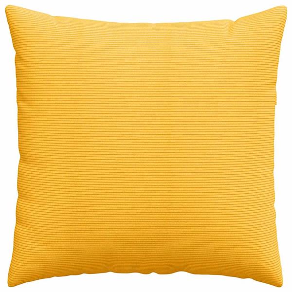 Grote foto vidaxl sofa kussens 2 stuks lichtgeel 60 x 60 cm cordstof huis en inrichting woningdecoratie