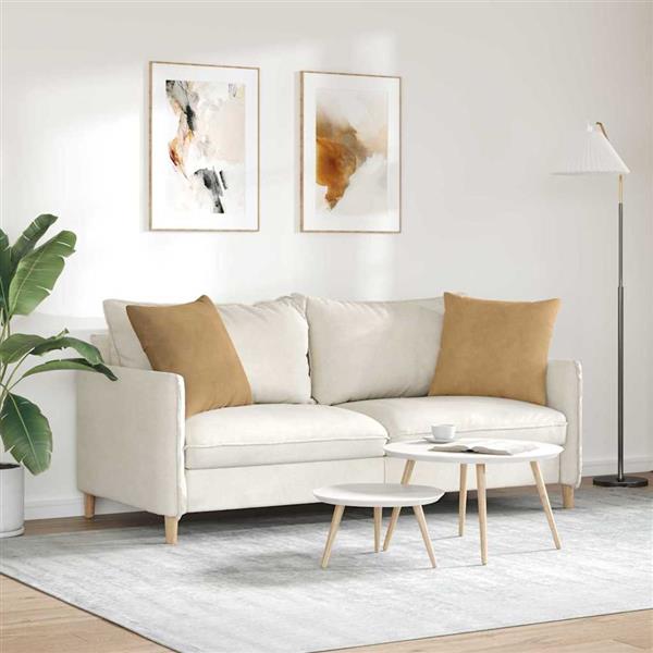 Grote foto vidaxl sofa kussens 2 stuks bruin 50 x 50 cm cordstof huis en inrichting woningdecoratie