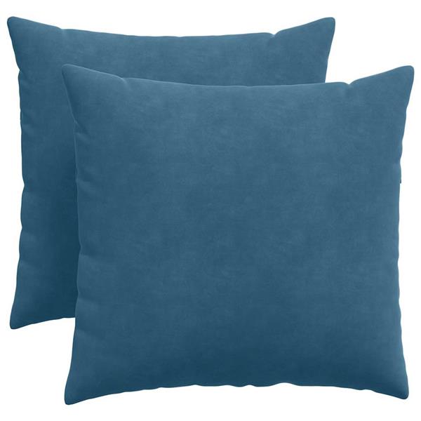 Grote foto vidaxl sofa kussens 2 stuks blauw 50 x 50 cm cordstof huis en inrichting woningdecoratie
