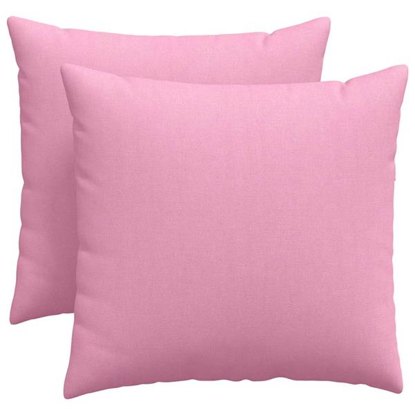 Grote foto vidaxl sofa kussens 2 stuks roze 50 x 50 cm stof huis en inrichting woningdecoratie