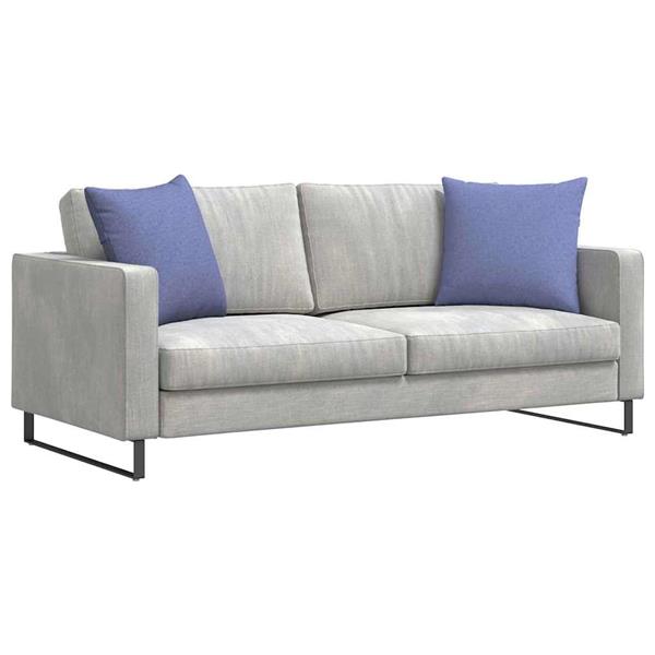 Grote foto vidaxl sofa kussens 2 stuks blauw 50 x 50 cm stof huis en inrichting woningdecoratie