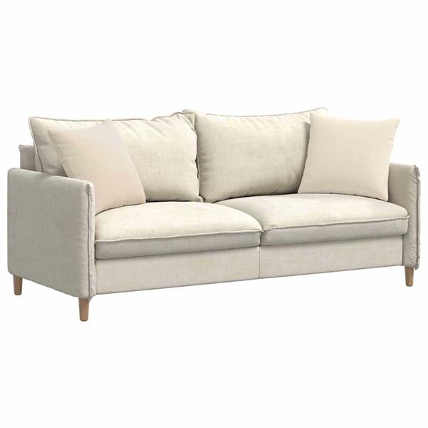Grote foto vidaxl sofa kussens 2 stuks beige 45 x 45 cm stof huis en inrichting woningdecoratie