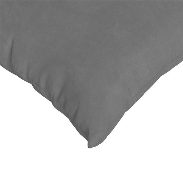 Grote foto vidaxl sofa kussens 2 stuks donkergrijs 45 x 45 cm stof huis en inrichting woningdecoratie