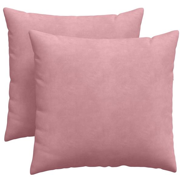 Grote foto vidaxl sofa kussens 2 stuks roze 45 x 45 cm cordstof huis en inrichting woningdecoratie