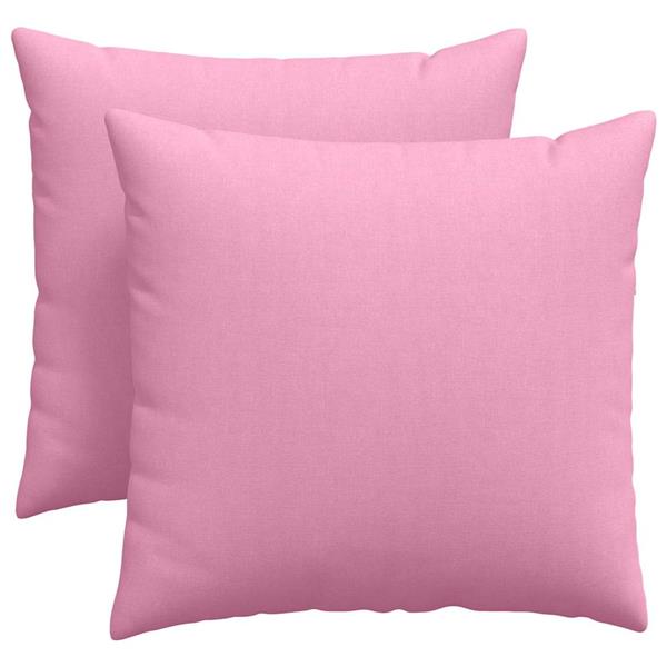 Grote foto vidaxl sofa kussens 2 stuks roze 45 x 45 cm stof huis en inrichting woningdecoratie
