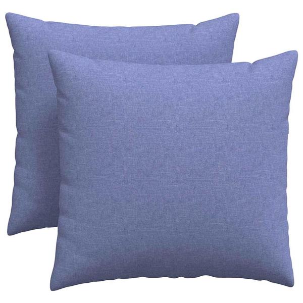 Grote foto vidaxl sofa kussens 2 stuks blauw 45 x 45 cm stof huis en inrichting woningdecoratie