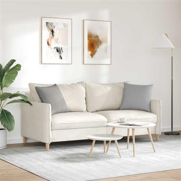Grote foto vidaxl sofa kussens 2 stuks grijs 45 x 45 cm stof huis en inrichting woningdecoratie