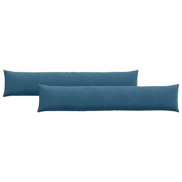 Grote foto vidaxl sofa kussens 2 stuks blauw 200 x 40 cm cordstof huis en inrichting woningdecoratie
