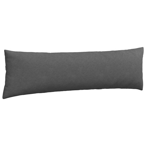 Grote foto vidaxl sofa kussens 2 stuks donkergrijs 145 x 40 cm cordstof huis en inrichting woningdecoratie