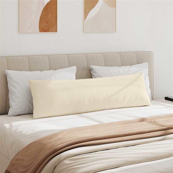 Grote foto vidaxl sofa kussens 2 stuks beige 145 x 40 cm stof huis en inrichting woningdecoratie