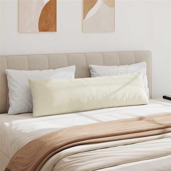 Grote foto vidaxl sofa kussens 2 stuks cr me 145 x 40 cm cordstof huis en inrichting woningdecoratie