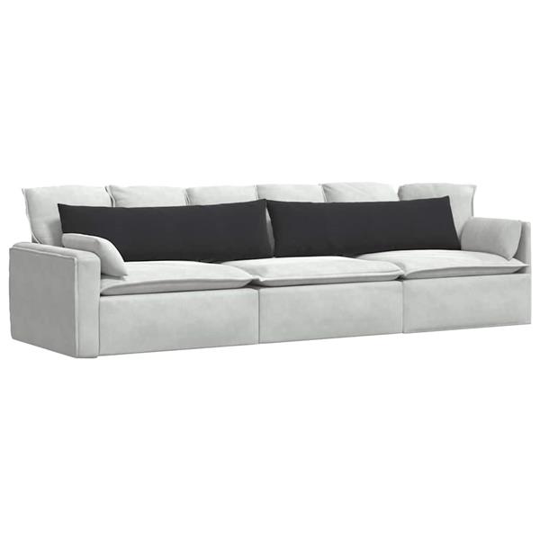 Grote foto vidaxl sofa kussens 2 stuks zwart 145 x 40 cm cordstof huis en inrichting woningdecoratie