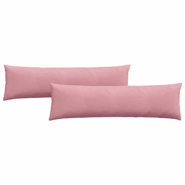 Grote foto vidaxl sofa kussens 2 stuks roze 145 x 40 cm cordstof huis en inrichting woningdecoratie