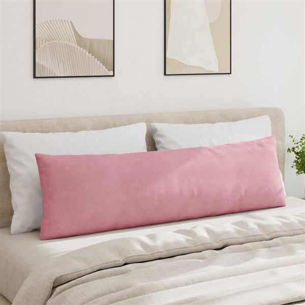 Grote foto vidaxl sofa kussens 2 stuks roze 145 x 40 cm cordstof huis en inrichting woningdecoratie
