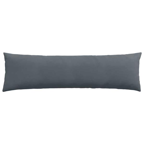 Grote foto vidaxl sofa kussens 2 stuks donkergrijs 145 x 40 cm cordstof huis en inrichting woningdecoratie