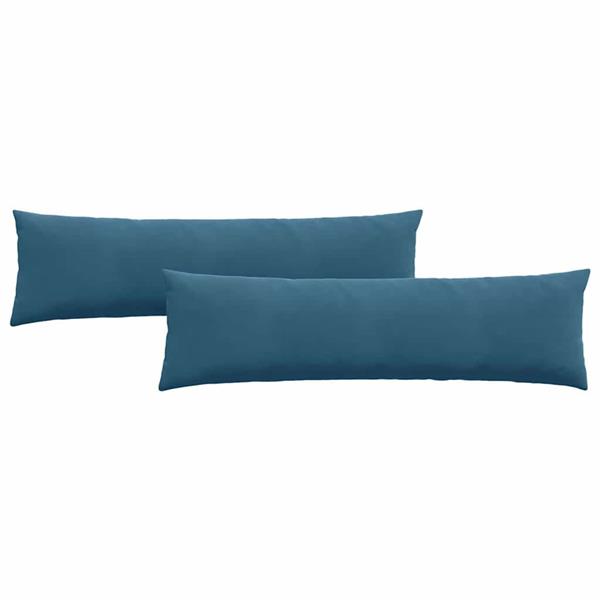 Grote foto vidaxl sofa kussens 2 stuks blauw 145 x 40 cm cordstof huis en inrichting woningdecoratie