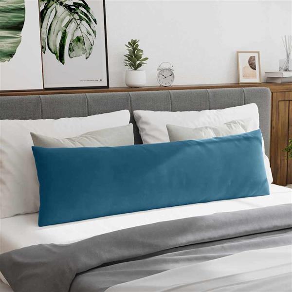 Grote foto vidaxl sofa kussens 2 stuks blauw 145 x 40 cm cordstof huis en inrichting woningdecoratie