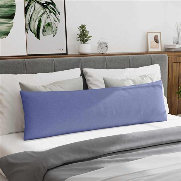 Grote foto vidaxl sofa kussens 2 stuks blauw 145 x 40 cm stof huis en inrichting woningdecoratie
