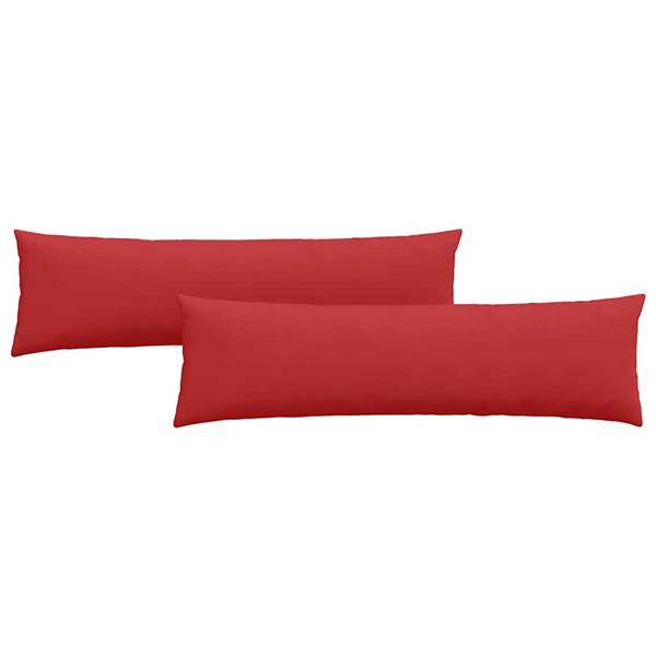 Grote foto vidaxl sofa kussens 2 stuks rood 145 x 40 cm stof huis en inrichting woningdecoratie