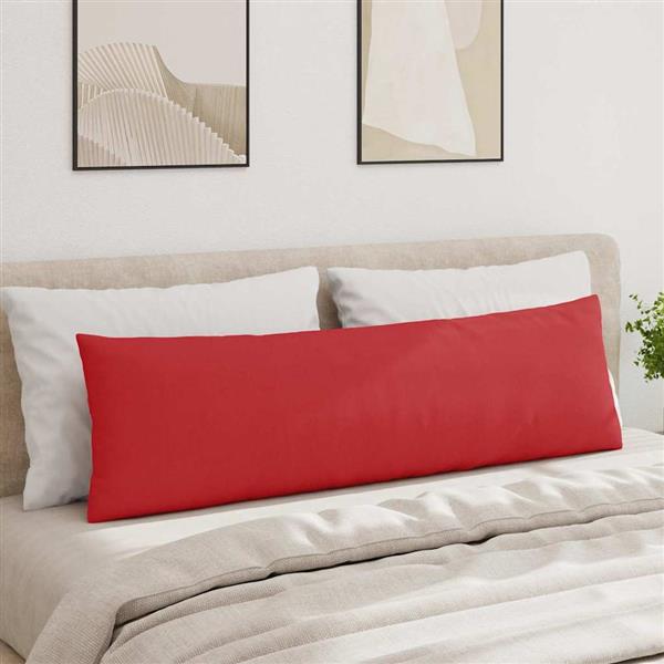 Grote foto vidaxl sofa kussens 2 stuks rood 145 x 40 cm stof huis en inrichting woningdecoratie