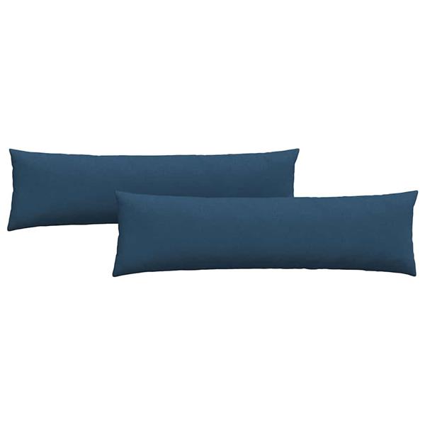 Grote foto vidaxl sofa kussens 2 stuks blauw 145 x 40 cm stof huis en inrichting woningdecoratie