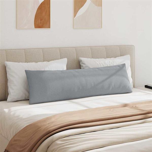 Grote foto vidaxl sofa kussens 2 stuks lichtgrijs 145 x 40 cm stof huis en inrichting woningdecoratie