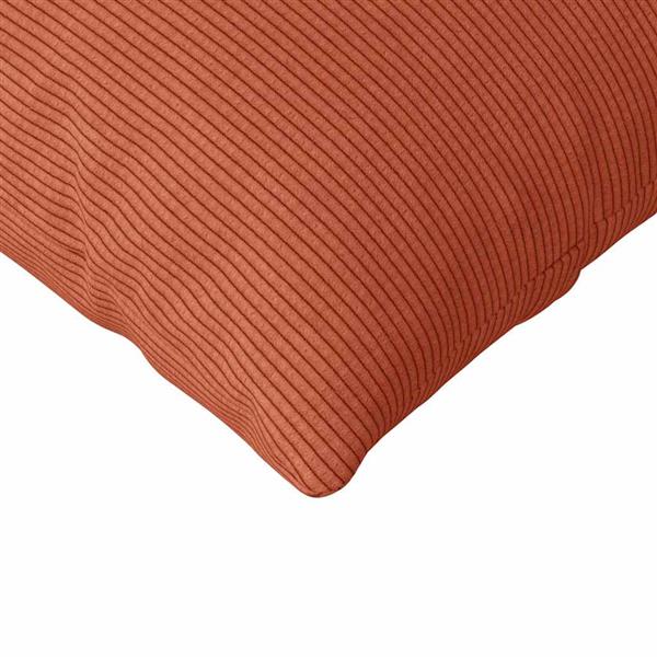 Grote foto vidaxl sofa kussens 2 stuks rood oranje 120 x 40 cm cordstof huis en inrichting woningdecoratie