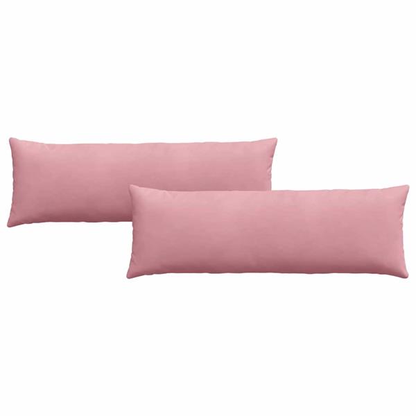 Grote foto vidaxl sofa kussens 2 stuks roze 120 x 40 cm cordstof huis en inrichting woningdecoratie