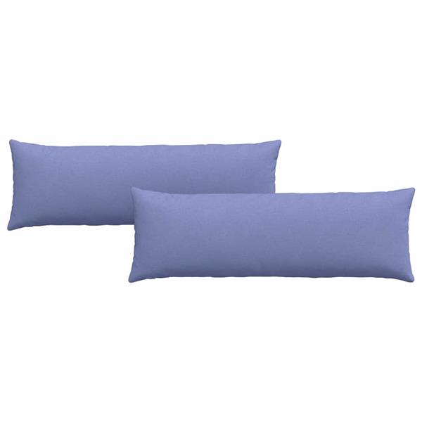 Grote foto vidaxl sofa kussens 2 stuks blauw 120 x 40 cm stof huis en inrichting woningdecoratie