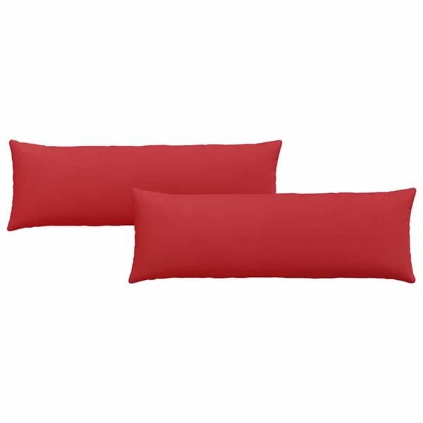 Grote foto vidaxl sofa kussens 2 stuks rood 120 x 40 cm stof huis en inrichting woningdecoratie
