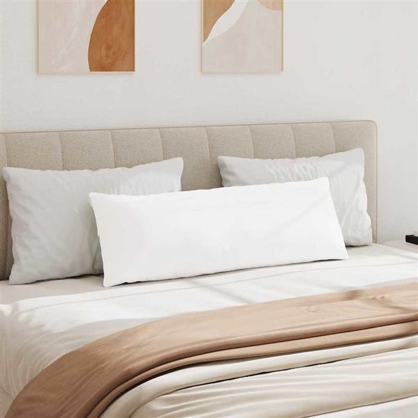 Grote foto vidaxl sofa kussens 2 stuks wit 120 x 40 cm stof huis en inrichting woningdecoratie