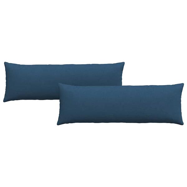 Grote foto vidaxl sofa kussens 2 stuks blauw 120 x 40 cm stof huis en inrichting woningdecoratie