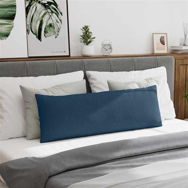 Grote foto vidaxl sofa kussens 2 stuks blauw 120 x 40 cm stof huis en inrichting woningdecoratie