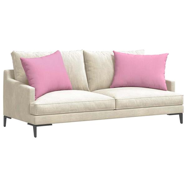 Grote foto vidaxl sofa kussens 2 stuks roze 70 x 50 cm stof huis en inrichting woningdecoratie