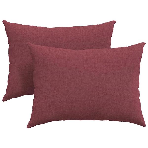 Grote foto vidaxl sofa kussens 2 stuks wijnrood 70 x 50 cm stof huis en inrichting woningdecoratie