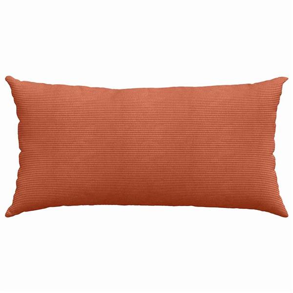 Grote foto vidaxl sofa kussens 2 stuks rood oranje 80 x 40 cm cordstof huis en inrichting woningdecoratie