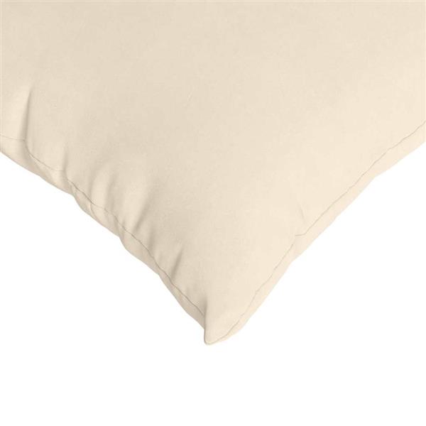 Grote foto vidaxl sofa kussens 2 stuks beige 80 x 40 cm stof huis en inrichting woningdecoratie