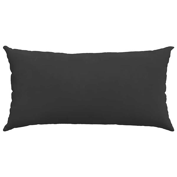 Grote foto vidaxl sofa kussens 2 stuks zwart 80 x 40 cm stof huis en inrichting woningdecoratie