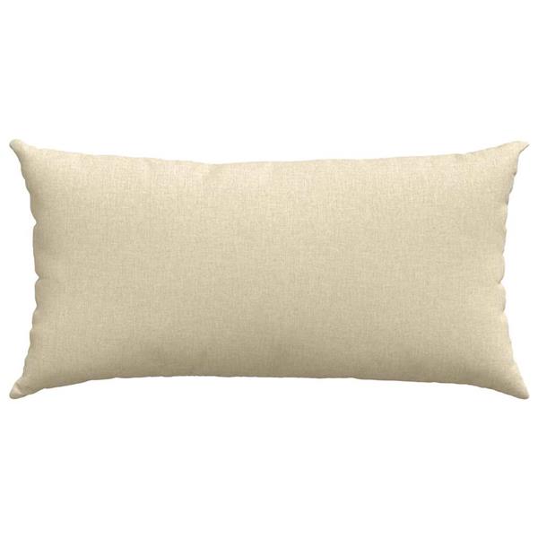 Grote foto vidaxl sofa kussens 2 stuks cr me 80 x 40 cm stof huis en inrichting woningdecoratie