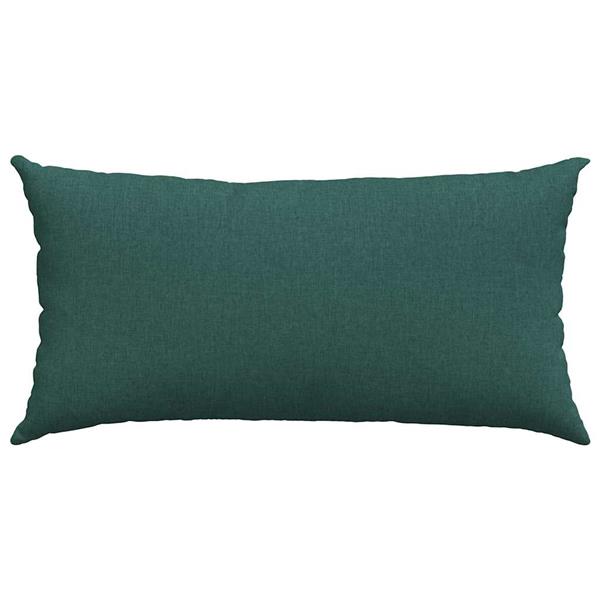 Grote foto vidaxl sofa kussens 2 stuks donkergroen 80 x 40 cm stof huis en inrichting woningdecoratie