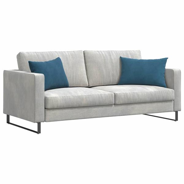 Grote foto vidaxl sofa kussens 2 stuks blauw 60 x 40 cm cordstof huis en inrichting woningdecoratie