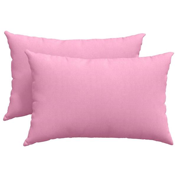 Grote foto vidaxl sofa kussens 2 stuks roze 60 x 40 cm stof huis en inrichting woningdecoratie