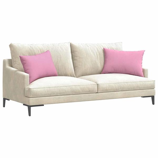 Grote foto vidaxl sofa kussens 2 stuks roze 60 x 40 cm stof huis en inrichting woningdecoratie