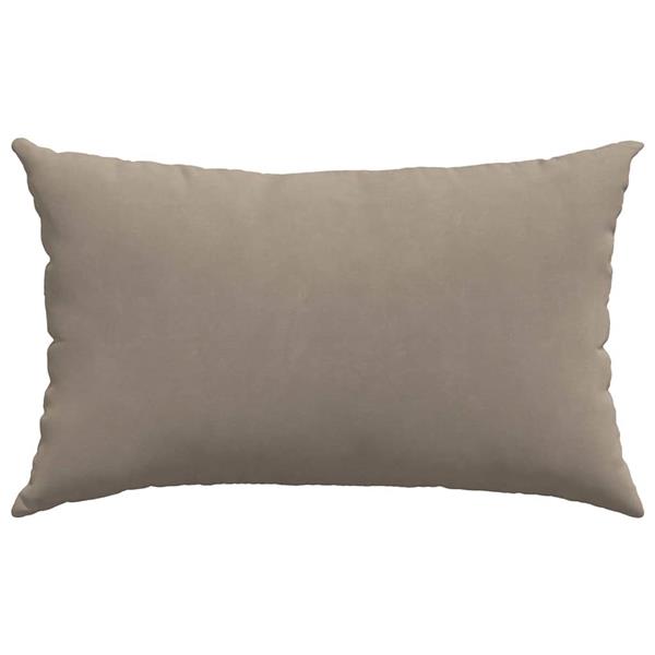 Grote foto vidaxl sofa kussens 2 stuks taupe 50 x 30 cm stof huis en inrichting woningdecoratie