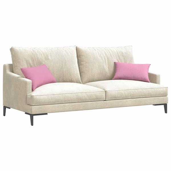 Grote foto vidaxl sofa kussens 2 stuks roze 50 x 30 cm stof huis en inrichting woningdecoratie
