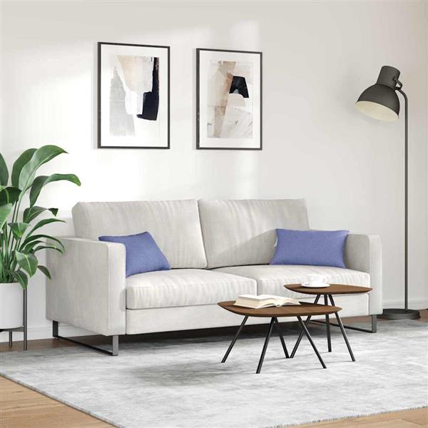 Grote foto vidaxl sofa kussens 2 stuks jeans blauw 50 x 30 cm stof huis en inrichting woningdecoratie