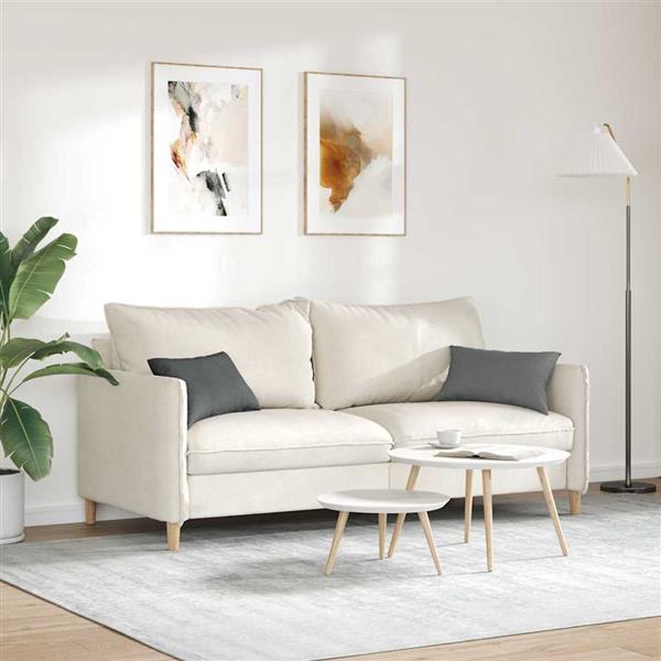 Grote foto vidaxl sofa kussens 2 stuks donkergrijs 50 x 30 cm stof huis en inrichting woningdecoratie