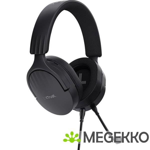 Grote foto trust gxt 489 fayzo bedraad zwart audio tv en foto koptelefoons