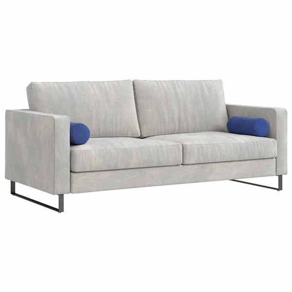 Grote foto vidaxl bolster kussens 2 stuks politieblauw 15 x 40 cm cordstof huis en inrichting woningdecoratie